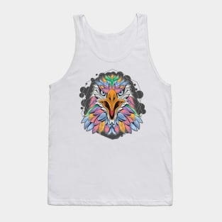 eagle full color feather Tank Top